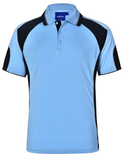 Picture of Winning Spirit, Mens Cooldry Contrast Polo w Panels